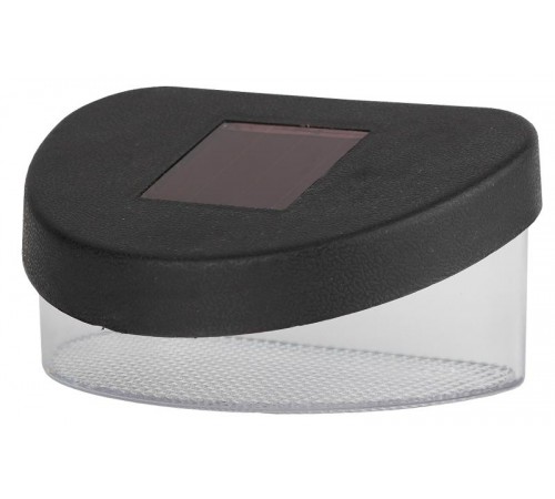 Cветильник садовый декоративный SL-PL8-MNT1 на солнечной батарее, пластик, черный, 5,5 см  Б0018819  ЭРА