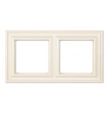 Рамка 2-поста; термопласт; слоновая кость; Eco Deco  EPD482  Jung