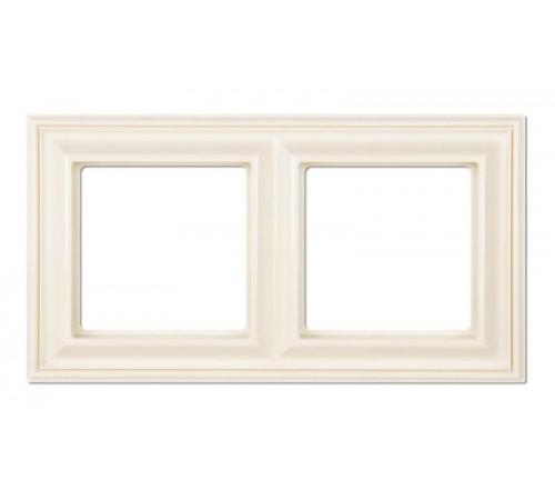 Рамка 2-поста; термопласт; слоновая кость; Eco Deco  EPD482  Jung