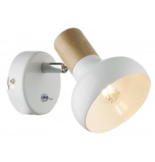 Светильник настенно-потолочный спот Lorena 7052-701 1 х Е14 40 Вт поворотный с выключателем  Б0054684  Rivoli