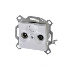 ABB Levit Жемчуг Розетка TV-R проходная 7дБ  5011H-A03607 68W  2CHH083607A6068  ABB