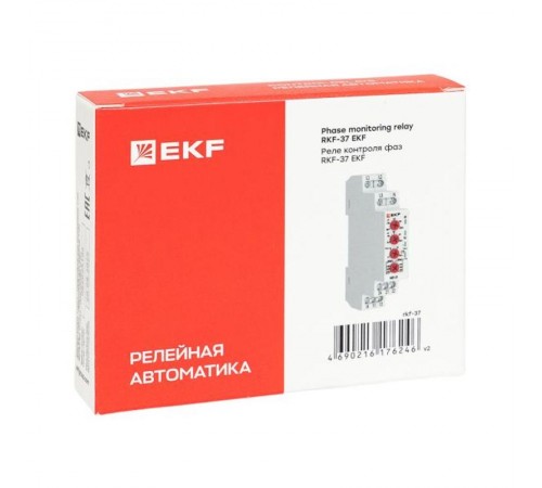 Реле контроля фаз RKF-37 EKF PROxima  rkf-37  EKF