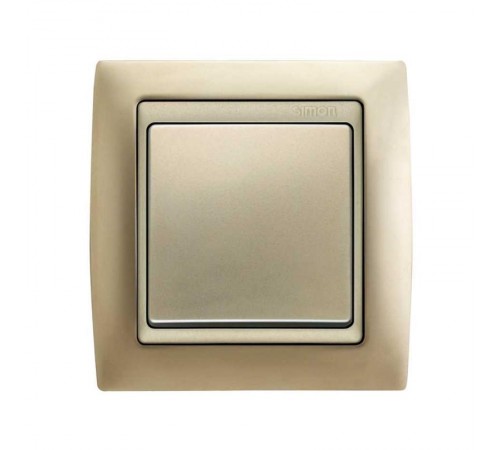 Simon 82 Рамка декоративная, 4 поста, S82, шампань-шампань  82944-34  Simon