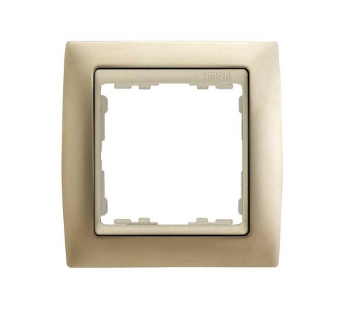 Simon 82 Рамка декоративная, 1 пост, S82, шампань-шампань  82914-34  Simon