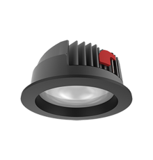 Светильник светодиодный DL-Pro круглый встр. 103x58 мм 10Вт 3000K IP65 D монт.отв. 90 мм RAL9005 черный муар  V1-R0-T0555-10000-6501030  VARTON