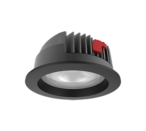 Светильник светодиодный DL-Pro круглый встр. 103x58 мм 10Вт 3000K IP65 D монт.отв. 90 мм RAL9005 черный муар  V1-R0-T0555-10000-6501030  VARTON