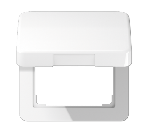 Крышка откидная для штепсельных розеток и изделий с платой 5050 мм; белая  CD590KLWW  Jung