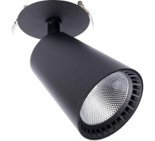 Светильник светодиодный встраиваемый AL181 30W 4000K черный  41006  Feron