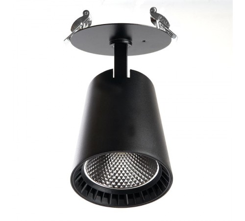 Светильник светодиодный встраиваемый AL181 30W 4000K черный  41006  Feron