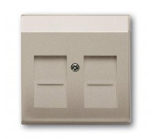 ABB Basic 55 Шампань Плата центральная для коммуникац розеток 0211 с суппортами 18**  1710-0-3941   2CKA001710A3941  ABB