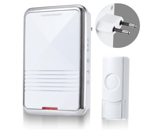 DBQ11M AC 36M IP44 белый звонок дверной беспроводной  a031379  Elektrostandard
