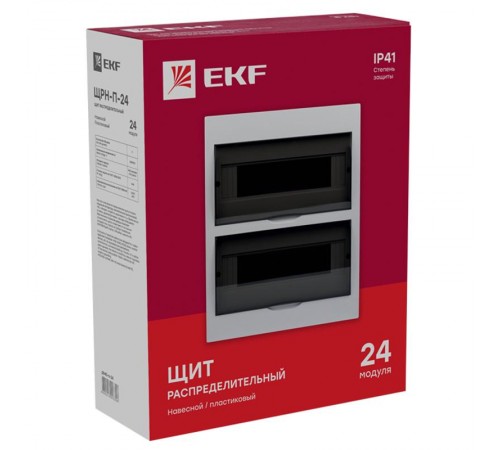 Щит распределительный навесной ЩРН-П-24 IP41 EKF PROxima  pb40-n-24  EKF