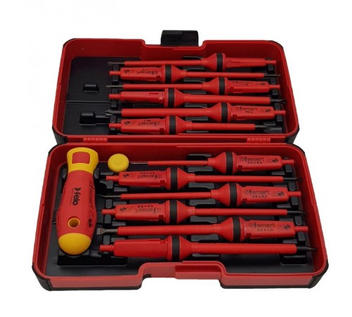 Отвертка диэлектрическая Smart с набором насадок 12 шт в кейсе  06391306  Felo