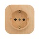 Quteo Сосна Розетка с заземлением со шторками  782280  Legrand