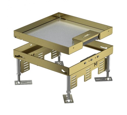 Кассетная рамка RKSN2 ном.размер 9 243x243 мм (латунь) (RKSN2 9 MS 20)  7409212  OBO Bettermann