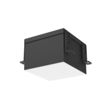 Светильник светодиодный DL-Grill Грильято 150х150 мм встр. 15Вт 4000K 136х136х80 мм IP54 RAL9005 черный муар  V1-R0-90809-10000-5401540  VARTON