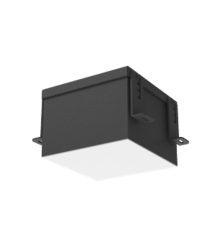 Светильник светодиодный DL-Grill Грильято 150х150 мм встр. 15Вт 4000K 136х136х80 мм IP54 RAL9005 черный муар  V1-R0-90809-10000-5401540  VARTON