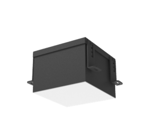 Светильник светодиодный DL-Grill Грильято 150х150 мм встр. 15Вт 4000K 136х136х80 мм IP54 RAL9005 черный муар  V1-R0-90809-10000-5401540  VARTON