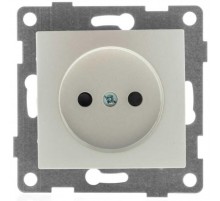 Bravo Розетка 1-ой б/з с з/ш, СУ, 16А, 250В, жемчуг  С10Р2-028  GUSI Electric