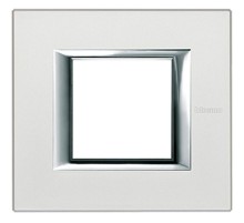 Axolute Рамка прямоугольная 2м, цвет серебро  HA4802SAN  Legrand