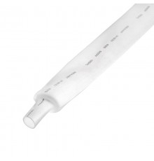 Термоусадка 25,0 / 12,5 мм, белая (1м)  22-5001  REXANT