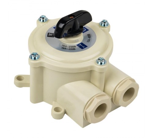 Пакетный  переключатель ПП 2-16/Н2 М2 пл. IP56 EKF PROxima  pp-2-16-4  EKF