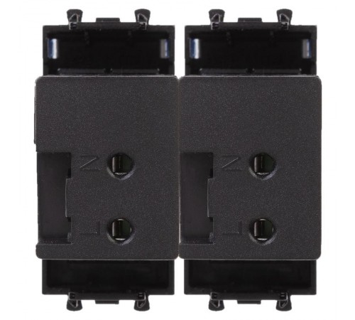 USB зарядное устройство "Черный квадрат", "Avanti", 2.1А, 2 мод.  4402542  DKC