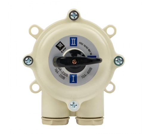 Пакетный  переключатель ПП 2-16/Н2 М2 пл. IP56 EKF PROxima  pp-2-16-4  EKF