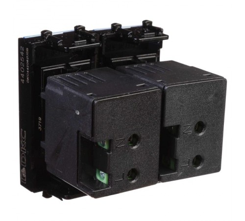 USB зарядное устройство "Черный квадрат", "Avanti", 2.1А, 2 мод.  4402542  DKC