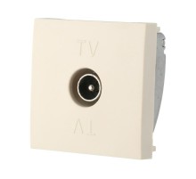 Розетка TV оконечная (бежевый) LK45  852101-1  Ecoplast