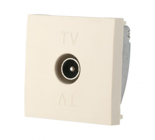 Розетка TV оконечная (бежевый) LK45  852101-1  Ecoplast