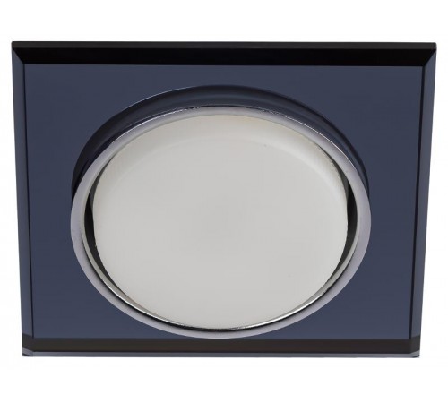 Cветильник встраиваемый со светодиодной подсветкой DK LD50 BK GX53 черный  Б0057473  ЭРА