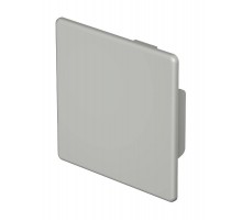 Торцевая заглушка кабельного канала WDK 60x60 мм (ПВХ,серый) (WDK HE60060GR)  6022499  OBO Bettermann