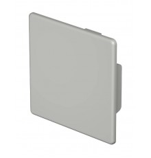 Торцевая заглушка кабельного канала WDK 60x60 мм (ПВХ,серый) (WDK HE60060GR)  6022499  OBO Bettermann
