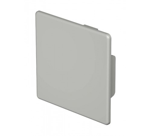 Торцевая заглушка кабельного канала WDK 60x60 мм (ПВХ,серый) (WDK HE60060GR)  6022499  OBO Bettermann