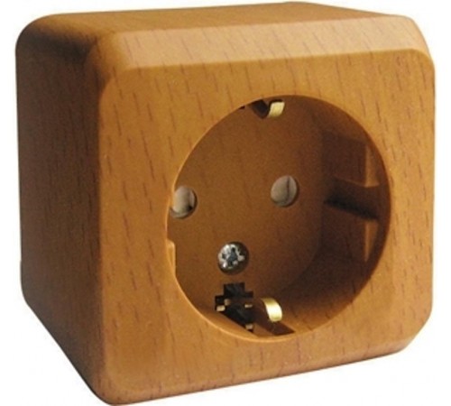 Этюд Бук О/У Розетка с заземлением со шторками  PA16-004T  SE