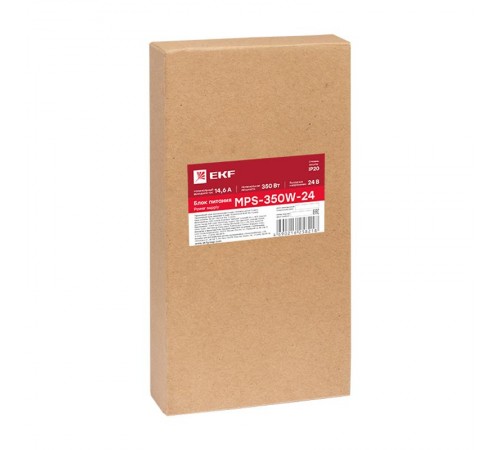 Блок питания 24В MPS-350W-24 EKF Proxima   mps-350w-24   EKF