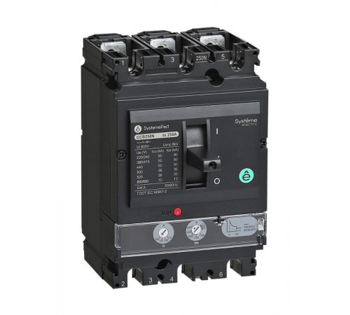 АВТ.ВЫКЛ SYSTEMEPACT CCB250 100KA 3P3D TMD250 РЫЧАГ  SPC250S250L3DF  SE