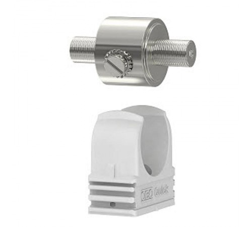 Устройства защиты от импульсных перенапряжений УЗИП для коаксиального кабеля (тип разъема F), 130 В (DS-F W/W)  5093272  OBO Bettermann