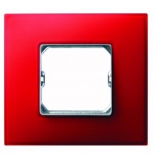 Simon 27 Рамка декоративная, 2 поста, (+суппорт), S27 Neos, Матовый, рубиновый  27772-66  Simon