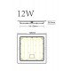 Светильник светодиодный встраиваемый LED 18-12-6K квадратный 12Вт 6500К  Б0057444  ЭРА