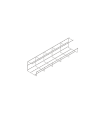 G-образный проволочный лоток 110х115 L3000 мм  PLG110-115-3000  КМ-Профиль