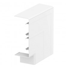 Крышка плоского угла кабельного канала Rapid 45-2 53x130 мм (ПВХ,белый) (GK-FH53130RW)  6113270  OBO Bettermann