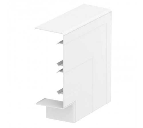 Крышка плоского угла кабельного канала Rapid 45-2 53x130 мм (ПВХ,белый) (GK-FH53130RW)  6113270  OBO Bettermann