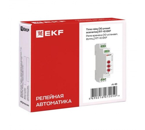 Реле времени RT-10 (10 устанавл. функц.) EKF PROxima  rt-10  EKF