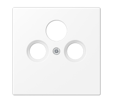 Kрышка для SAT-TV-FM розеток; термопласт; белый матовый  LS990SATWWM  Jung