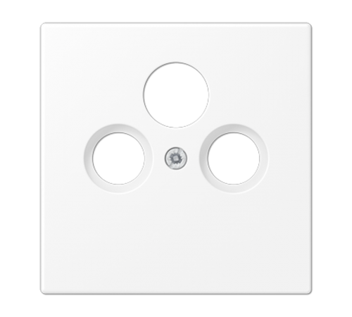 Kрышка для SAT-TV-FM розеток; термопласт; белый матовый  LS990SATWWM  Jung