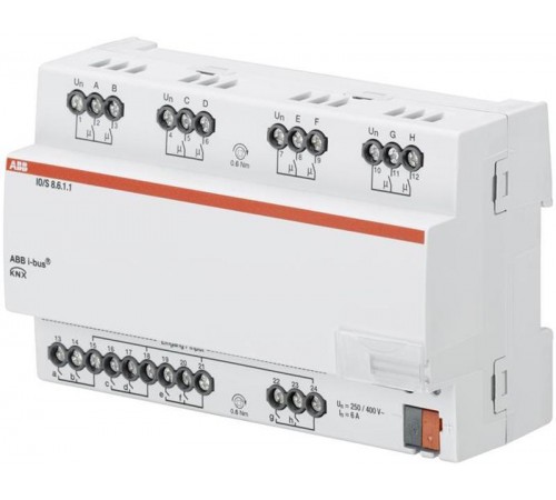 IO/S 8.6.1.1 Модуль входа/выхода, 8-ми канальный, MDRC  2CDG110169R0011  ABB