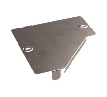 Крышка переходника левого Стандарт INOX (AISI 409) 200х100  PR16.5643  Промрукав