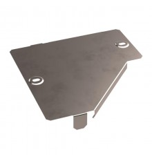 Крышка переходника левого Стандарт INOX (AISI 409) 200х100  PR16.5643  Промрукав